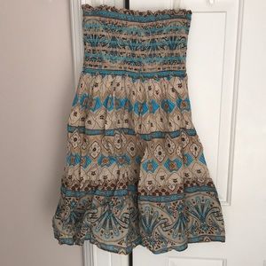 NWOT Forever 21 strapless cover up tunic